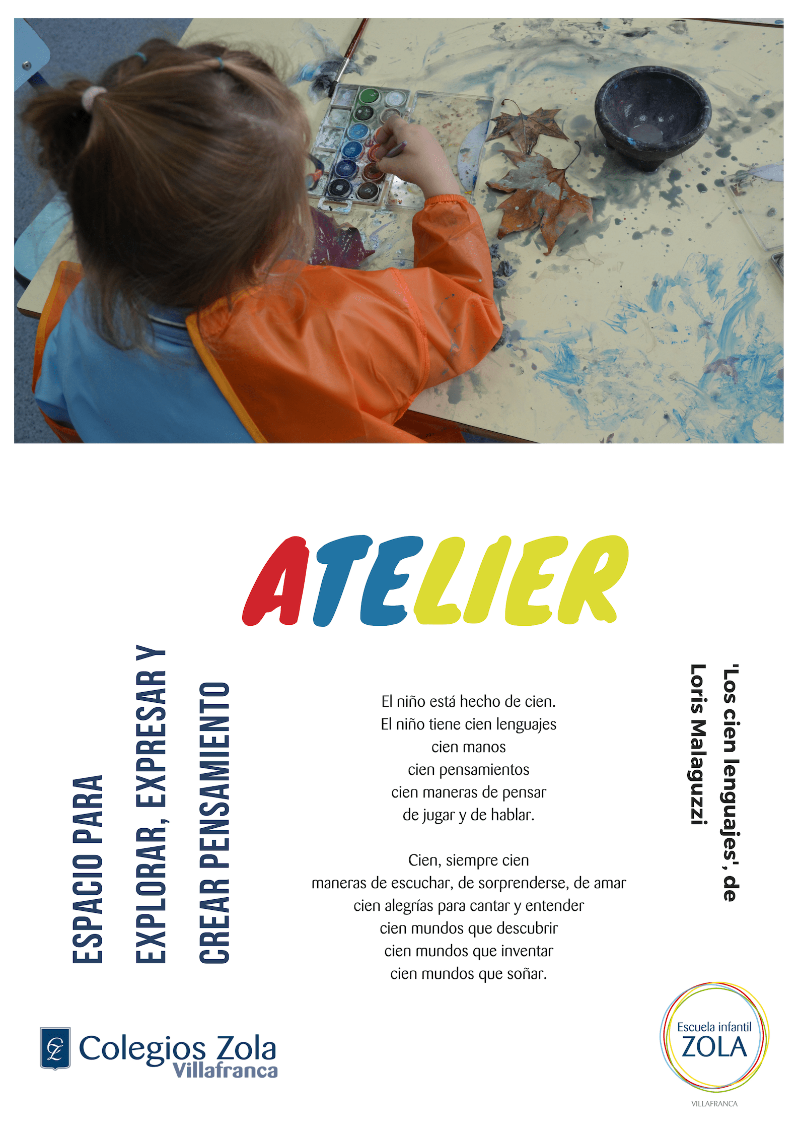 Nuevo ‘Atelier Creativo’ para niños/as de 3 a 5 años