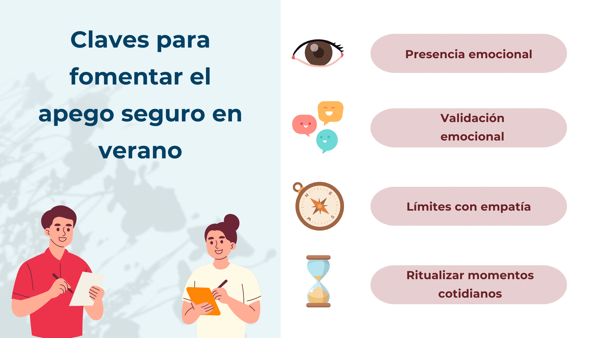 «Un verano para recordar»: construyendo apego seguro desde la infancia
