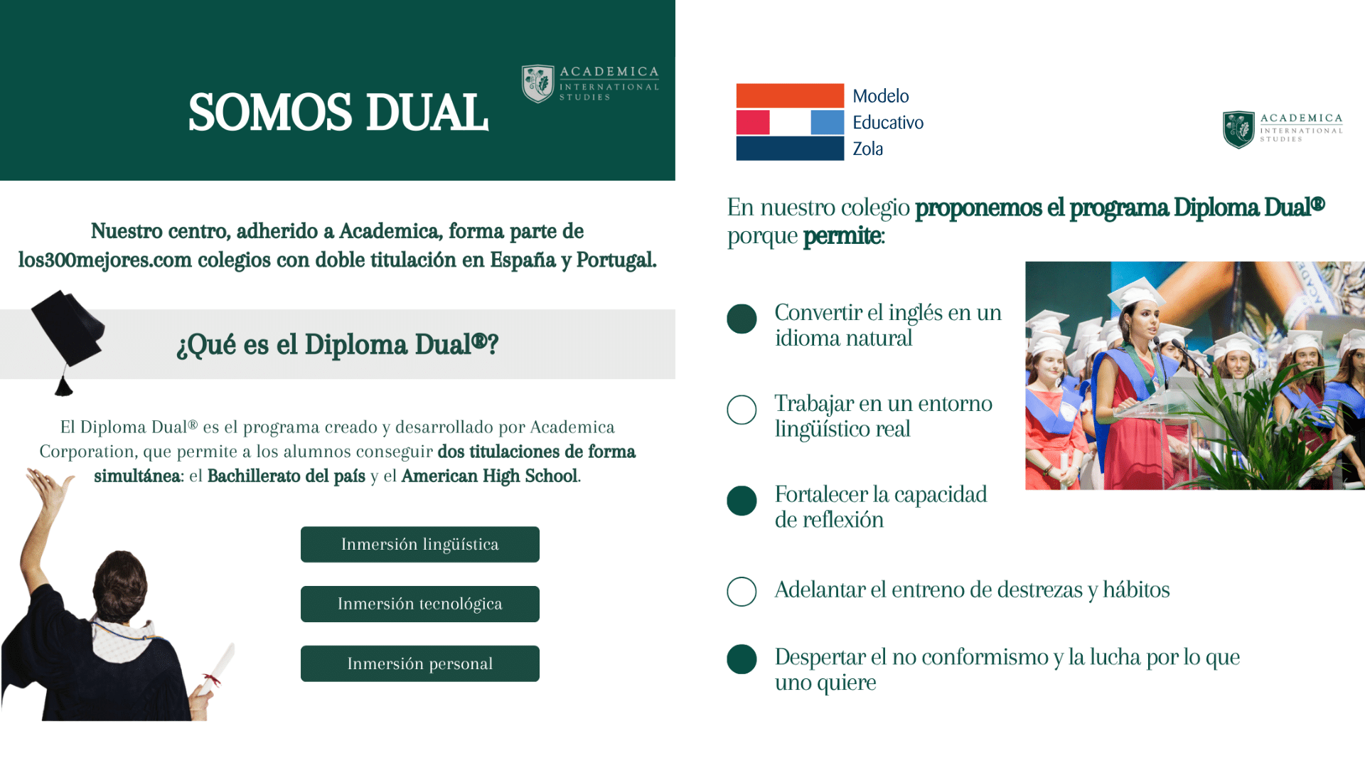 El Colegio Zola Villafranca impulsa el Bachillerato Dual Internacional para una educación global y bilingüe