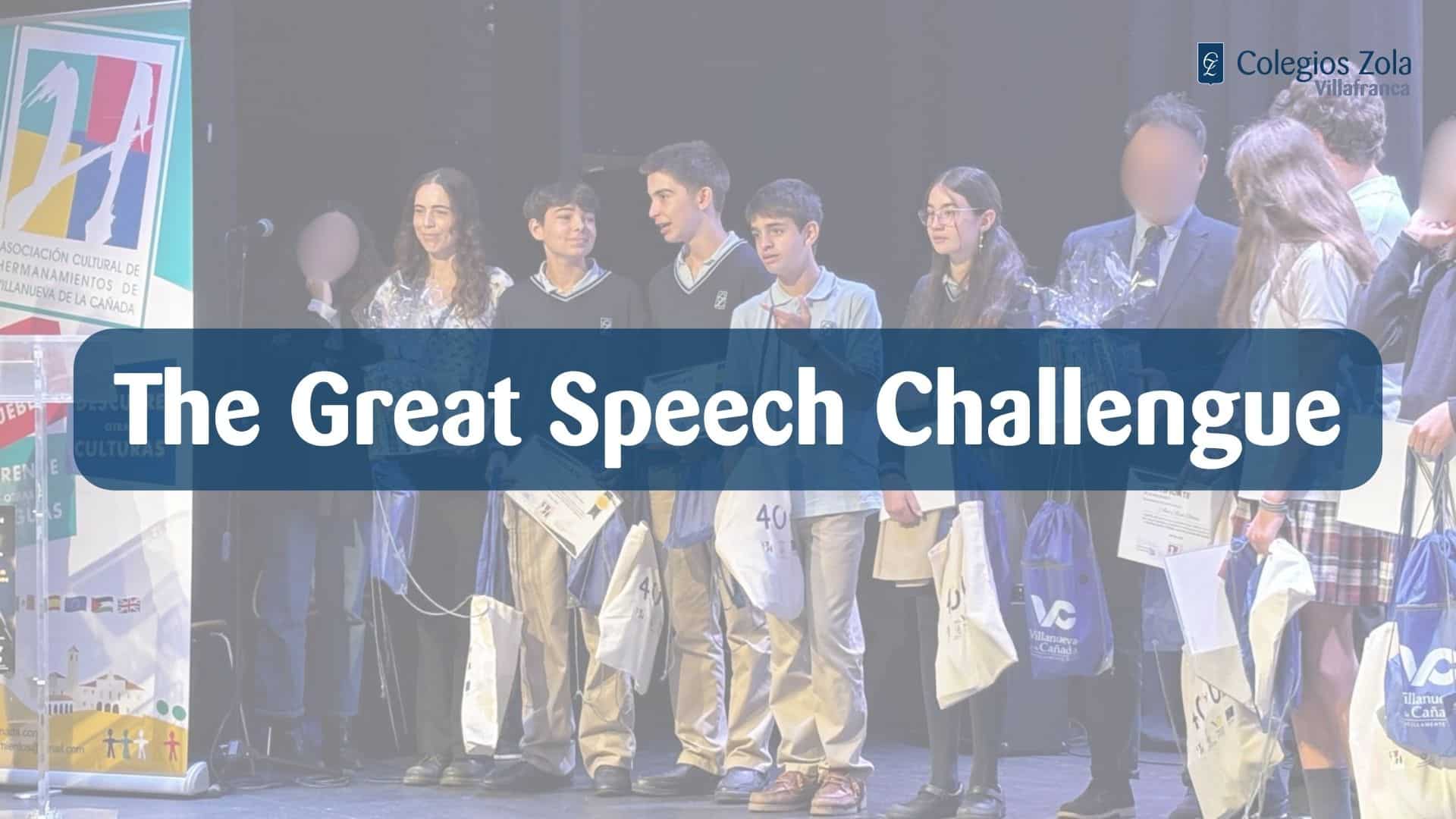 Nico Mariscal, alumno de 2º ESO, consigue el 2º premio en el concurso «The Great Speech Challenge»